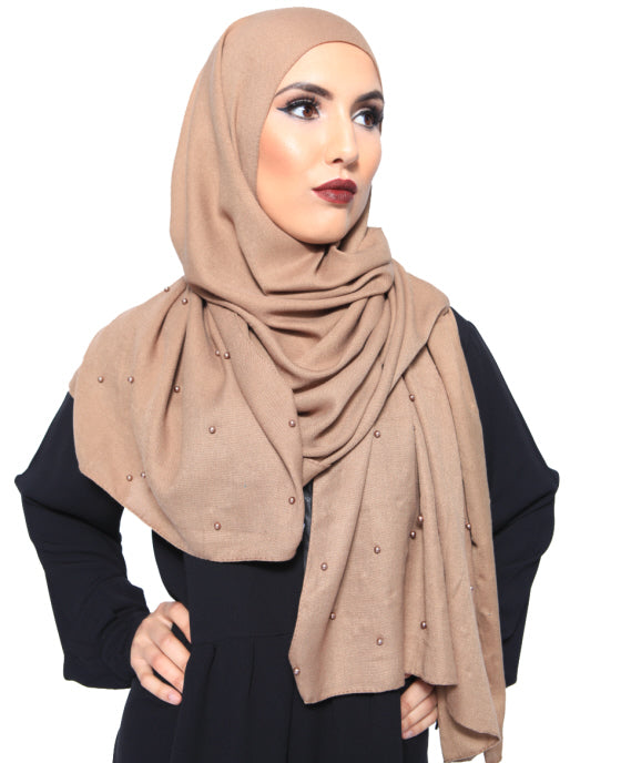 Pashmina pearl sjaal zonder sliertjes