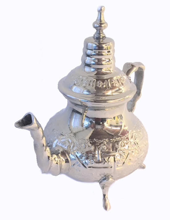 Kleine Marokkaanse theepot met pootjes – berrad 400 ml – foto 2