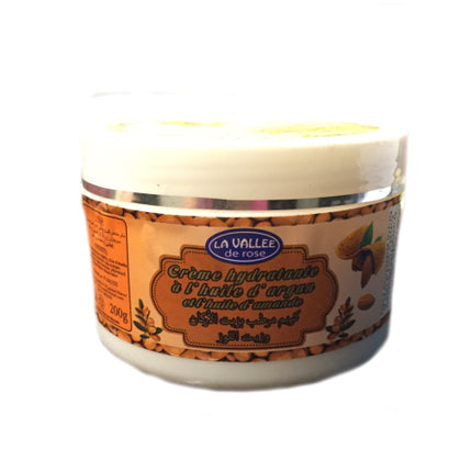 Crème hydratante à l'huile d'argan et huile d'amande