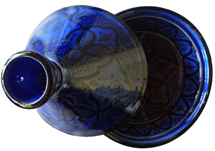 Tajine Kach Ø 25 cm bleu