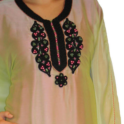Abaya Faracha pistache