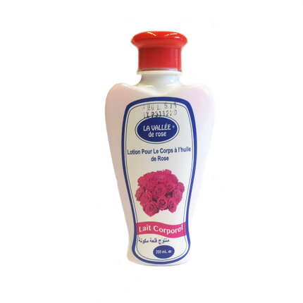 Lait corporel hydratant à la rose