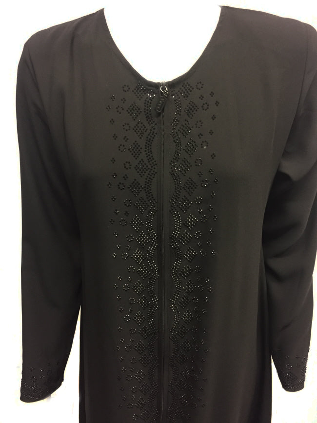 Vorn offene Abaya