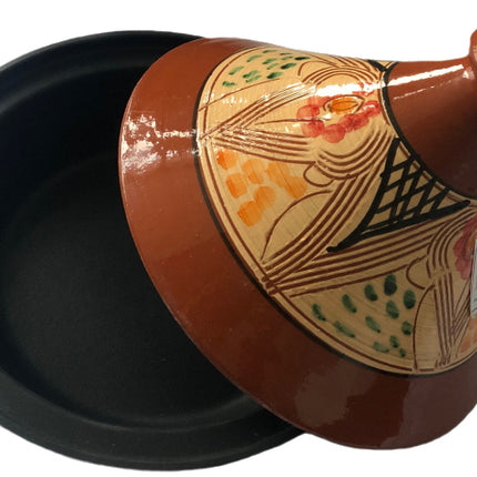 Tajine en céramique et aluminium forgé, également compatible avec l'induction