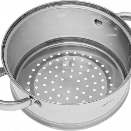 Insert cuiseur vapeur - Cuiseur légumes - Cuiseur viande - Ø18 x 8.5 cm
