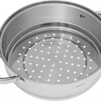 Inzet stoompan - Groentestomer - Vleesstomer - Ø24 x 8.5 cm