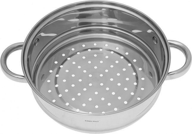 Inzet stoompan - Groentestomer - Vleesstomer - Ø24 x 8.5 cm