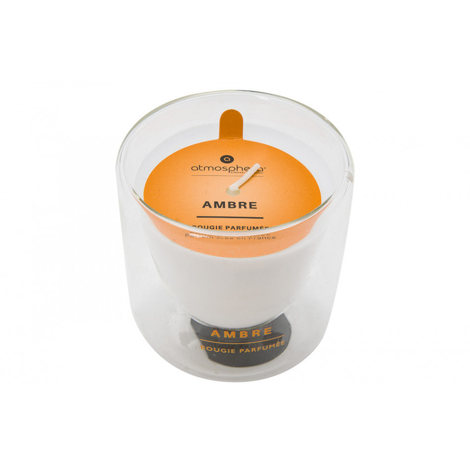 Ambre Ilan jar candle, 130 g, D8xH8.5 cm