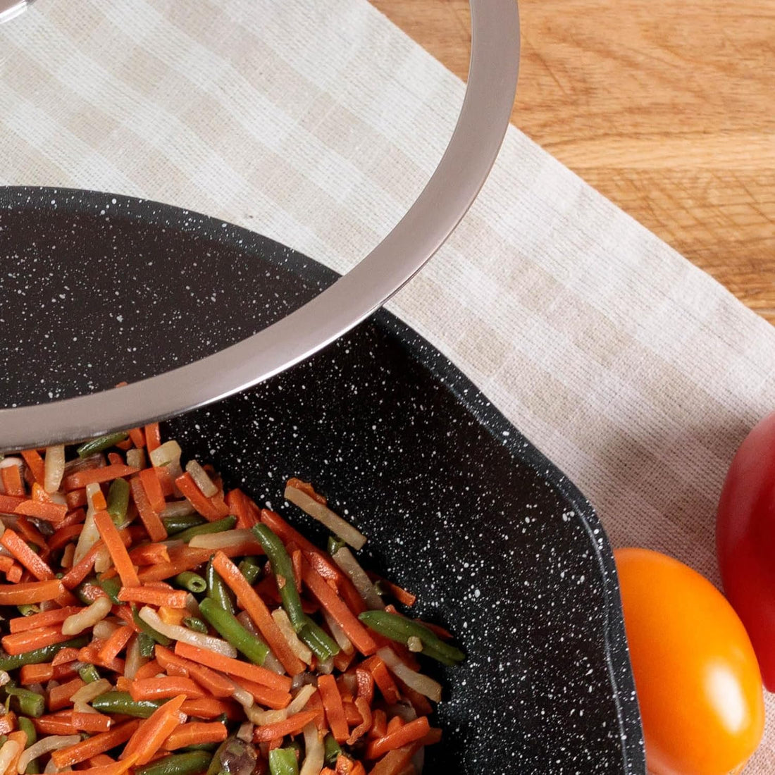 Kamberg wok 28 cm - Detachable handle
