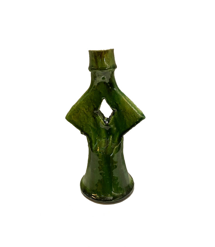 Tamegroute Keramik Kerzenständer 18 cm