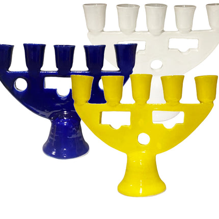 Bougeoir en céramique 5 branches