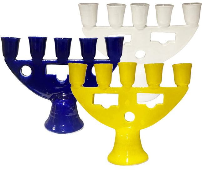 Bougeoir en céramique 5 branches