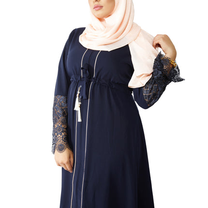 Abaya luxueuse en dentelle