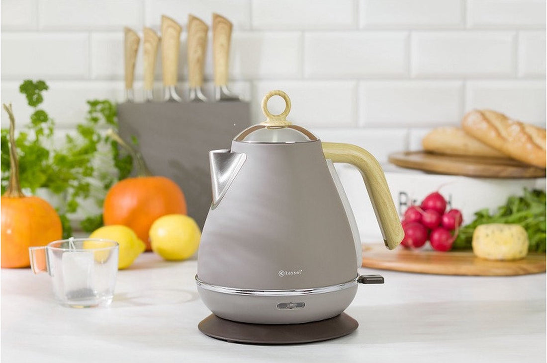 Kassel Retro Waterkoker - 1, 7L - RVS