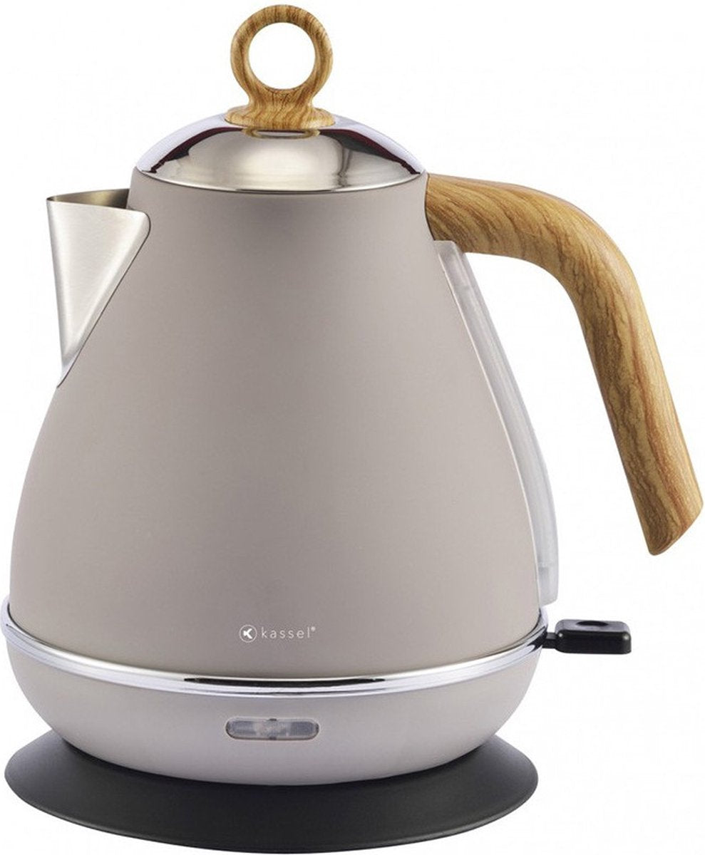 Kassel Retro Waterkoker - 1, 7L - RVS