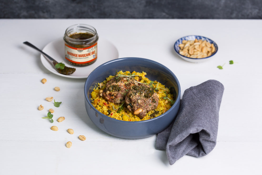Bio Marokkanische Marinade Chermoula für Fleisch und Fisch