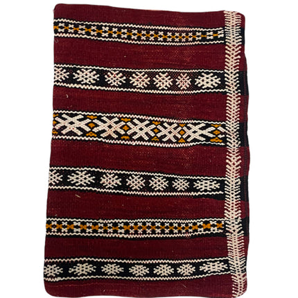 Housse de coussin vintage berbère Kilim du Maroc