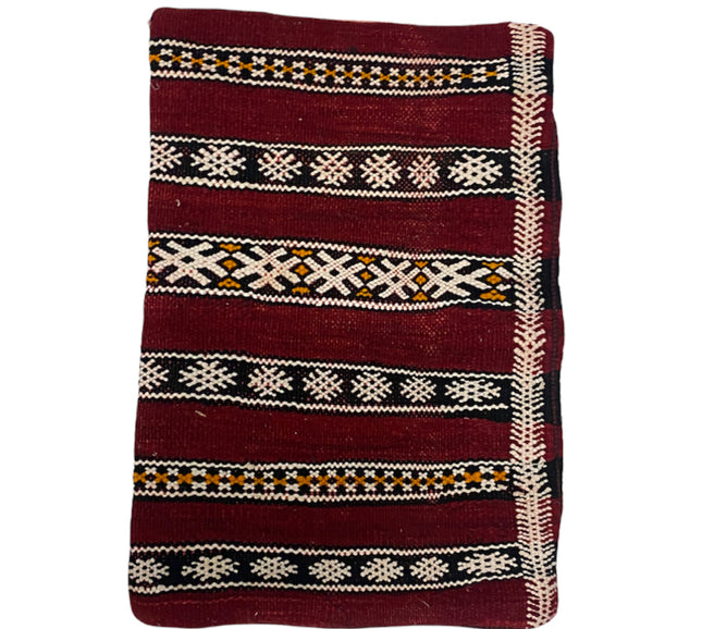 Housse de coussin vintage berbère Kilim du Maroc