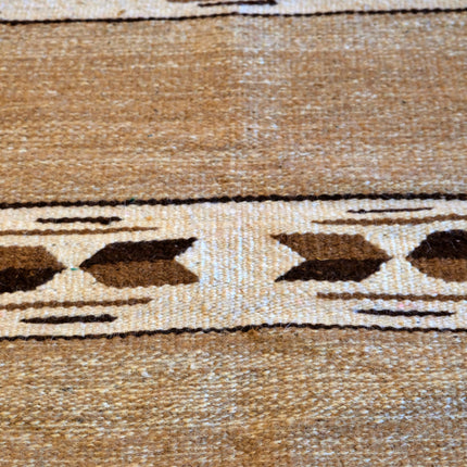 Tapis/kilim tissé à la main - 100% laine - 70x140cm - Naturel