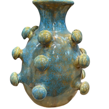 Vase en céramique à structure sphérique – Design fait main