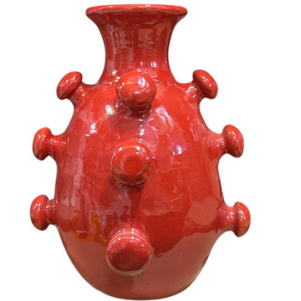 Vase en céramique à structure sphérique – Design fait main