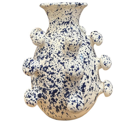 Vase en céramique à structure sphérique – Design fait main