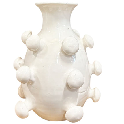 Vase en céramique à structure sphérique – Design fait main