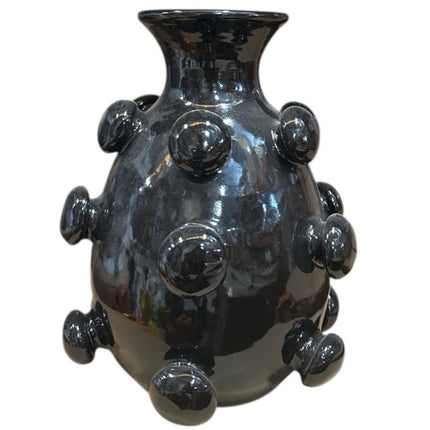 Vase en céramique à structure sphérique – Design fait main