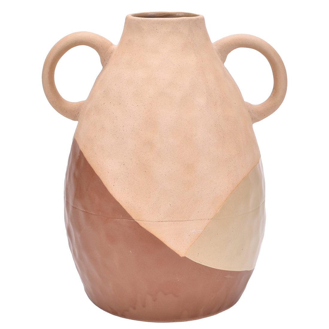 Keramische Vaas met Handgrepen - Terracotta