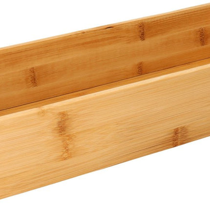 5Five Range-couverts/organiseur de cuisine - 1 compartiment - Tidy Smart - bambou - 38 x 15 x 7 cm