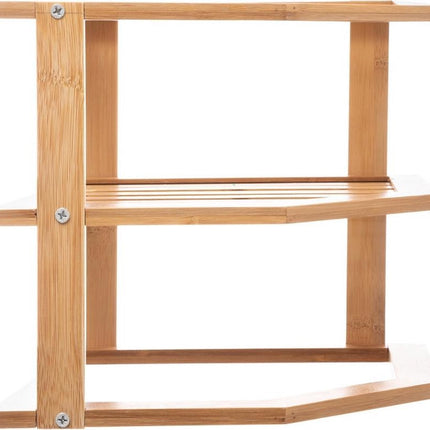 Étagère de cuisine/étagère de rangement/organisateur de comptoir – 26 x 23 x 26 cm – bois de bambou