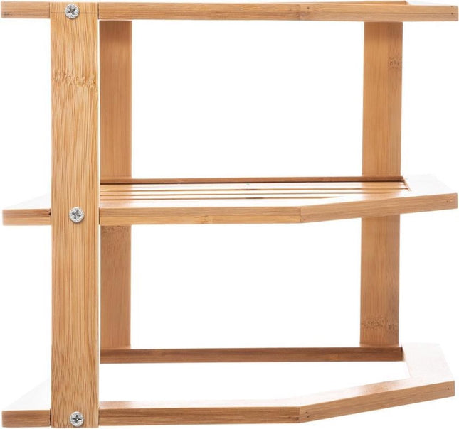 Étagère de cuisine/étagère de rangement/organisateur de comptoir – 26 x 23 x 26 cm – bois de bambou