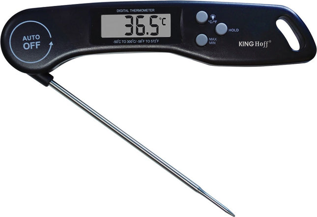Thermomètre de cuisine électronique - noir - thermomètre à viande