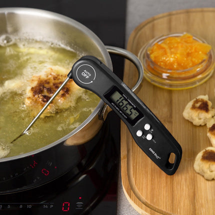 Thermomètre de cuisine électronique - noir - thermomètre à viande