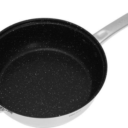 Batterie de casseroles - 12 pièces - Acier inoxydable - Tous feux