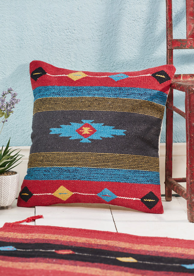 Housse de coussin kilim tissée à la main Sarkhan
