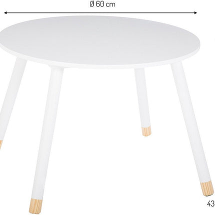 Table Pour Enfants Nuage Blanc