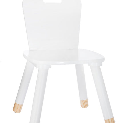 Chaise enfant Atmosphera Kids Blanche - 50x30x30 cm