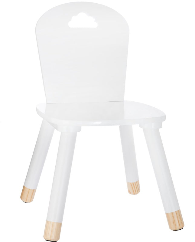 Chaise enfant Atmosphera Kids Blanche - 50x30x30 cm