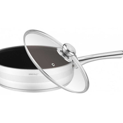 Kinghoff Casserole en acier inoxydable de haute qualité Ø24CM