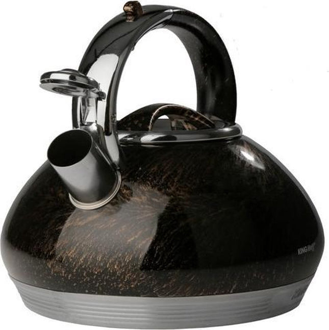 Kinghoff bouilloire sifflante - 3L - Inox - toutes sources de chaleur