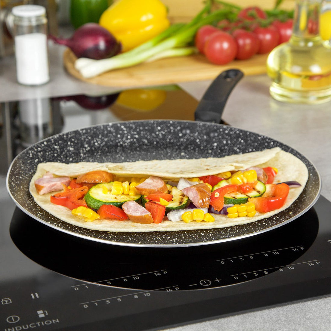 Kinghoff 1127 - Kleine pannenkoekenpan - Ø22 cm - Ook voor inductie
