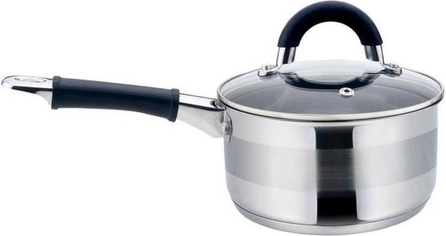 Kinghoff 1255 - casserole avec couvercle - acier inoxydable - 1,5 litre