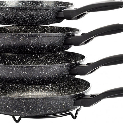 Kinghoff 1582 - Support pour casseroles - organiseur - 4 niveaux