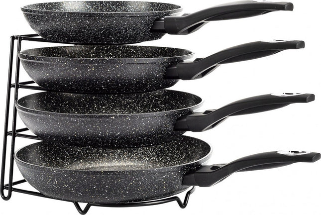 Kinghoff 1582 - Support pour casseroles - organiseur - 4 niveaux
