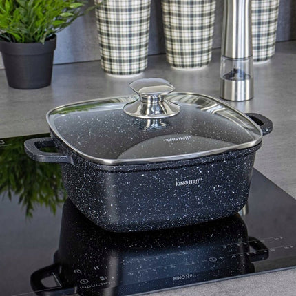 Kinghoff - Faitout - carré - 26 cm - 5,5 litres