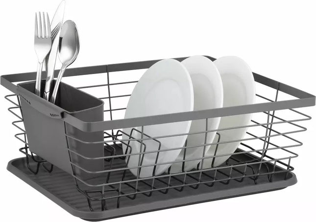 Kinghoff 1715 - Égouttoir - Acier - plastique - gris