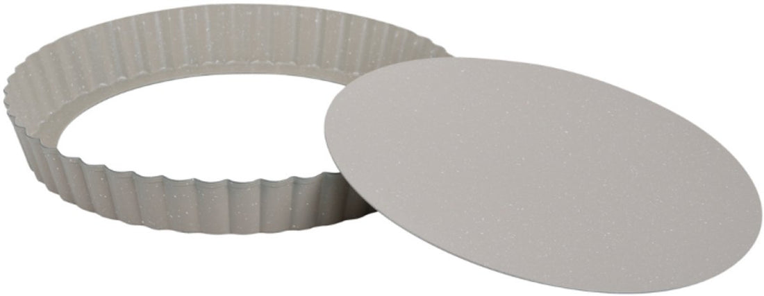 Kinghoff KH-1969 quiche- en taartvorm met losse bodem – Ø 25 cm, marmermotief – foto 3