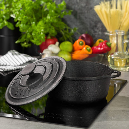 Casserole - Ø 21 cm - fonte - toutes sources de chaleur