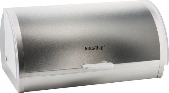 Kinghoff 3203 - boîte à pain - acier inoxydable - 39.5x28x18.5 cm